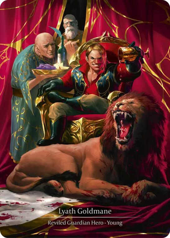 Lyath Goldmane (Marvel Cold Foil) [SUP072] (Super Slam)  Cold Foil