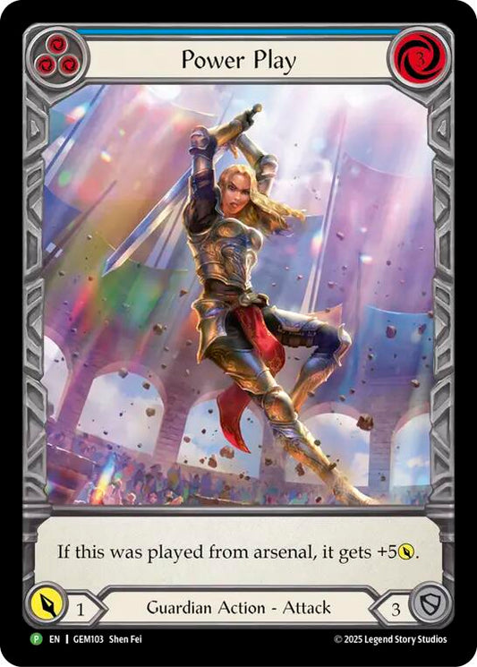 Power Play [GEM103] (GEM Pack 3)  Rainbow Foil