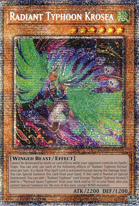 Radiant Typhoon Krosea (Starlight Rare) [DOOD-EN015] Starlight Rare