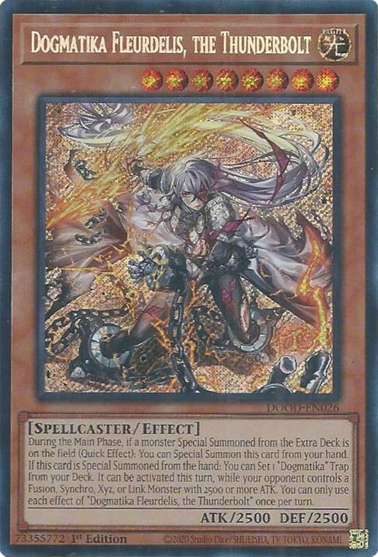Dogmatika Fleurdelis, the Thunderbolt [DOOD-EN026] Secret Rare
