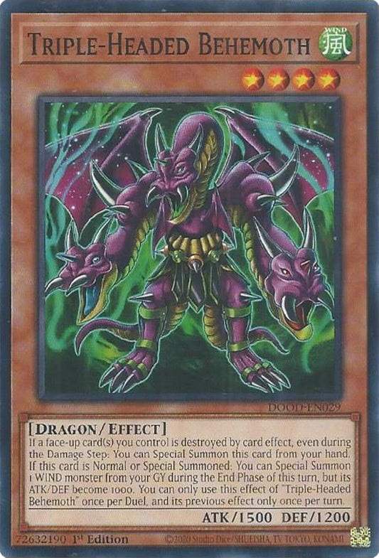 Triple-Headed Behemoth [DOOD-EN029] Common