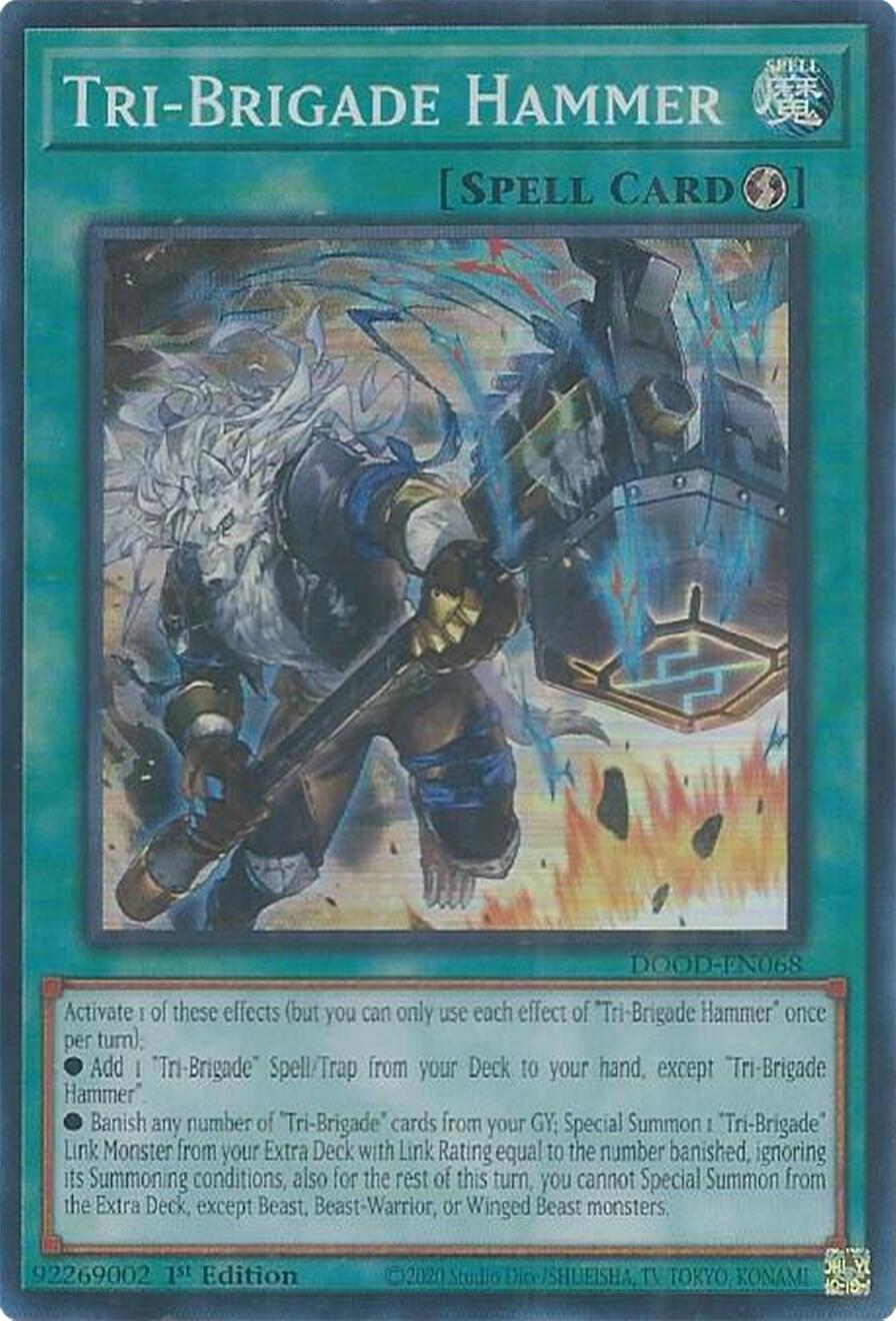 Tri-Brigade Hammer [DOOD-EN068] Super Rare
