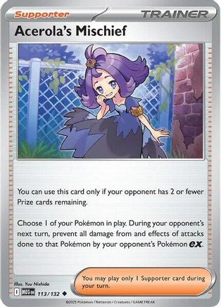 Acerola's Mischief (113/132) [Mega Evolutions: Base Set]
