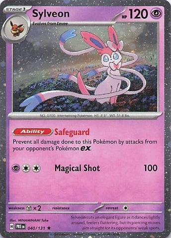 Sylveon (040/131) (Cosmos Holo) [Miscellaneous Cards]