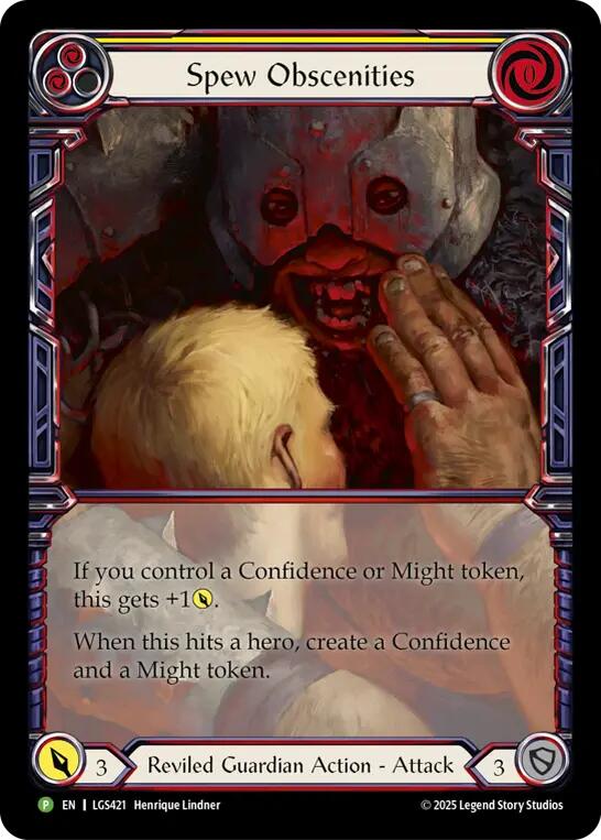 Spew Obscenities [LGS421] (Promo)  Cold Foil