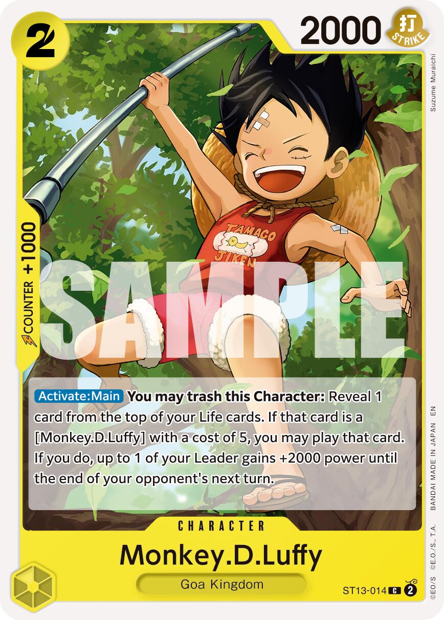 Monkey.D.Luffy (ST13-014) (Reprint) [Premium Booster -The Best- Vol. 2]