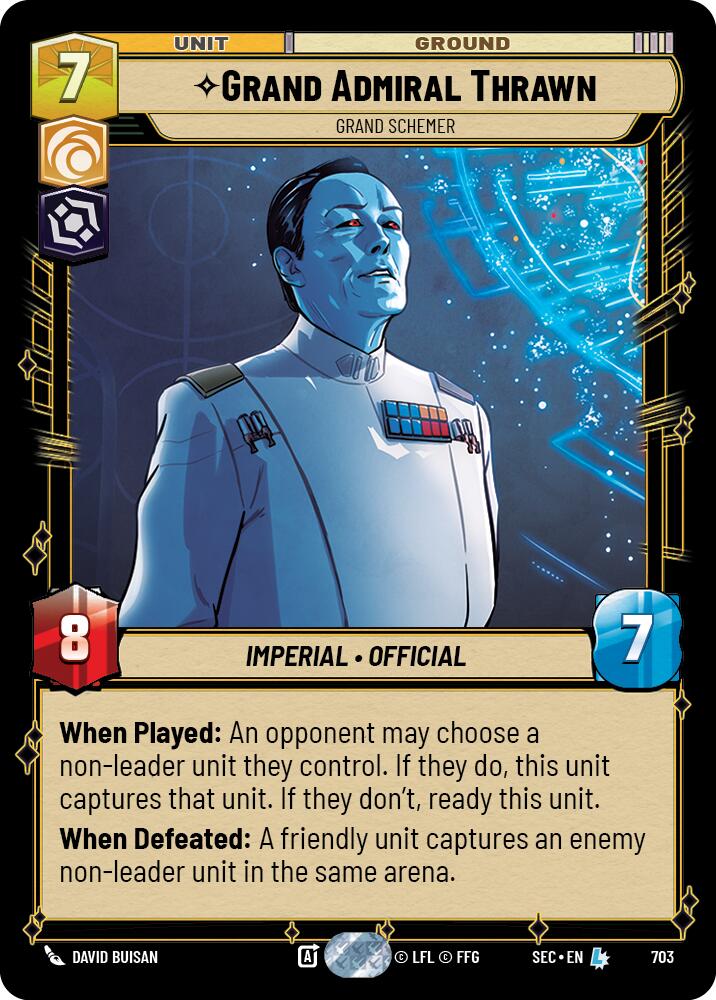 Grand Admiral Thrawn (193/264) - Grand Schemer (193/264) [Secrets of Power]