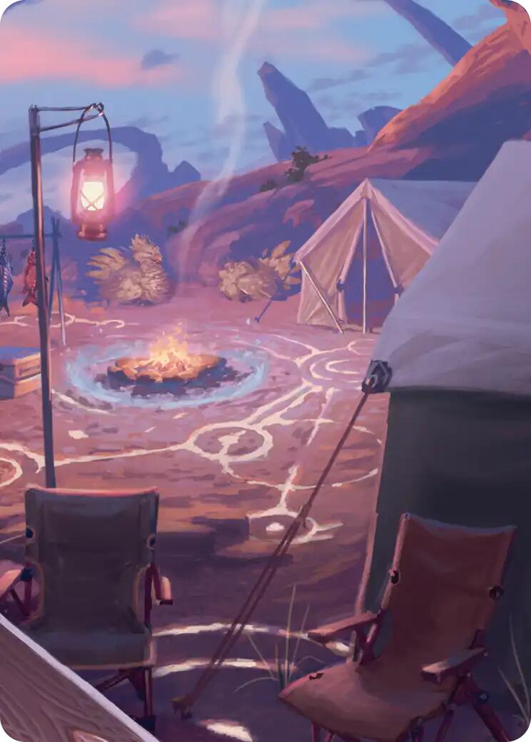 Chocobo Camp Scene Art Card [FINAL FANTASY Art Series]