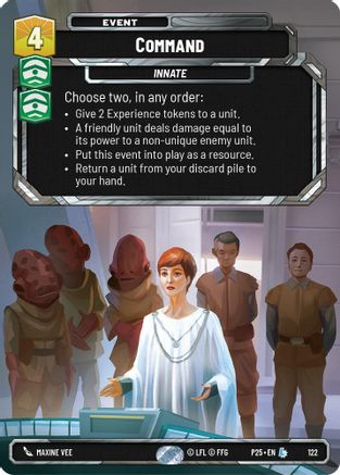 Command (122) (122) [Sector and Regional Promos: Season 1]