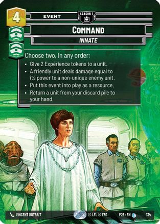 Command (134) (134) [Sector and Regional Promos: Season 1]