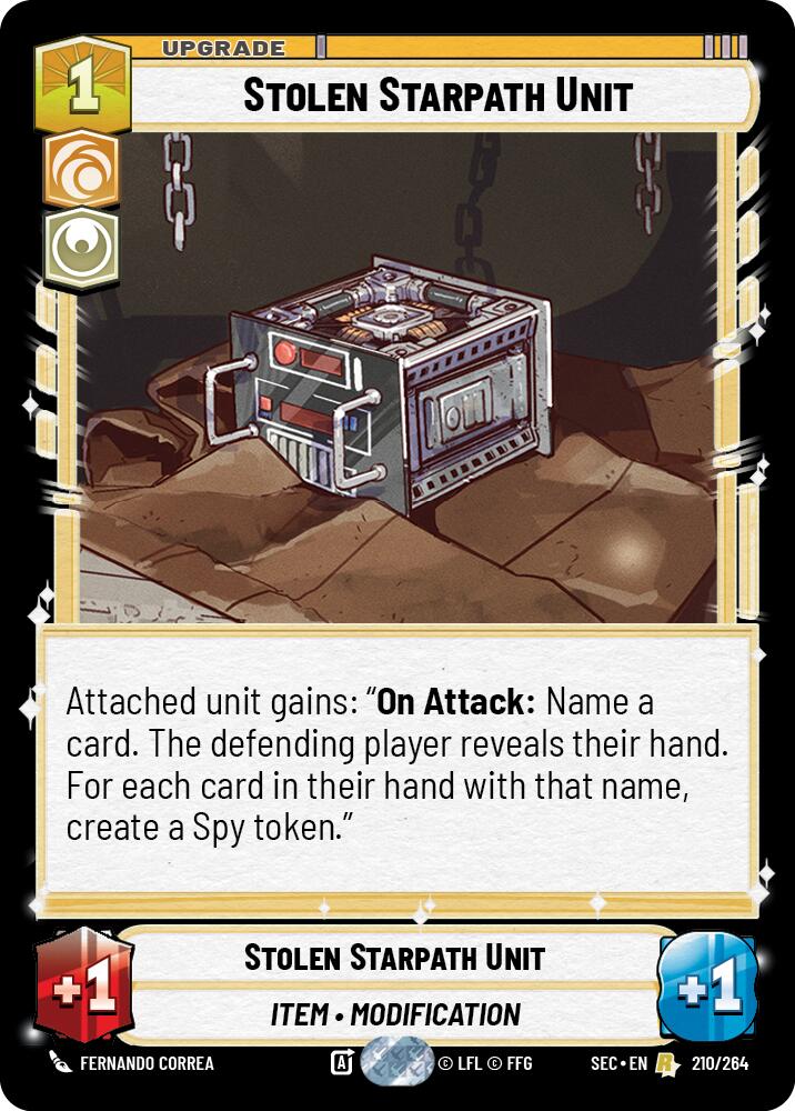 Stolen Starpath Unit (210/264) (210/264) [Secrets of Power]