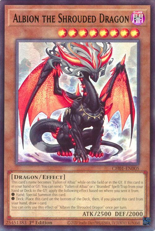 Albion the Shrouded Dragon [CH01-EN005] Ultra Rare