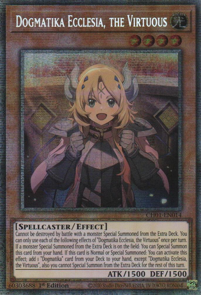 Dogmatika Ecclesia, the Virtuous (Starlight Rare) [CH01-EN014] Starlight Rare