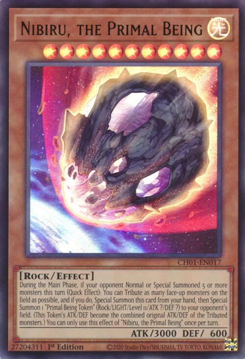 Nibiru, the Primal Being [CH01-EN017] Ultra Rare