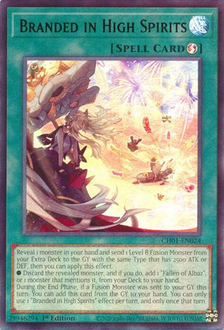 Branded in High Spirits [CH01-EN024] Ultra Rare