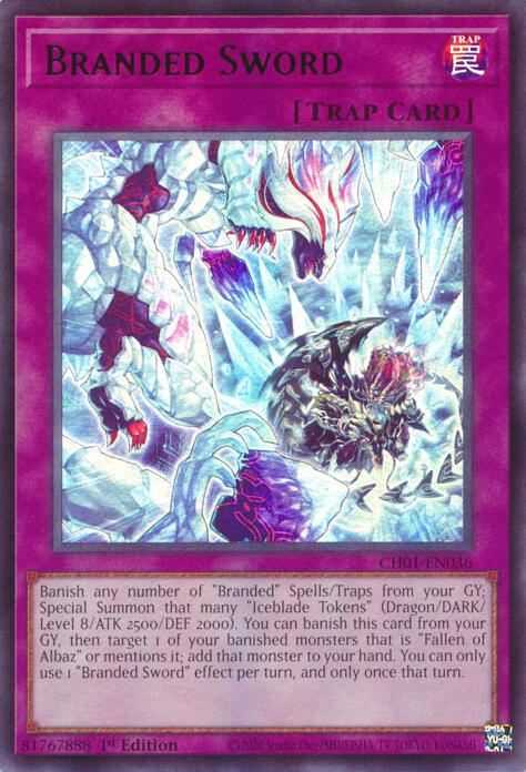 Branded Sword [CH01-EN036] Ultra Rare
