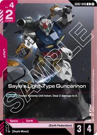 Sayla's Light-Type Guncannon (GD02-046) [Dual Impact]