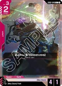 Zaku III (Sleeves) (Store Tournament Participant Pack 02) (GD02-048) [Gundam Promotional Cards]