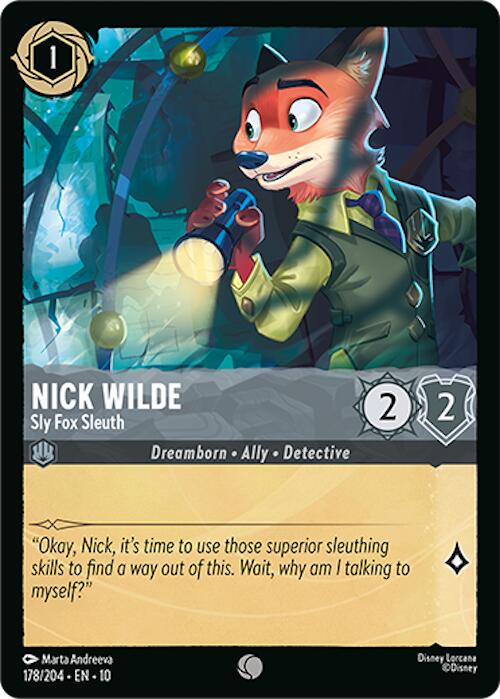 Nick Wilde - Sly Fox Sleuth (178/204) [Whispers in the Well]