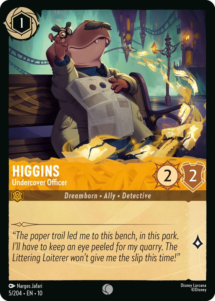 Higgins - Undercover Officer (5/204) [Whispers in the Well]