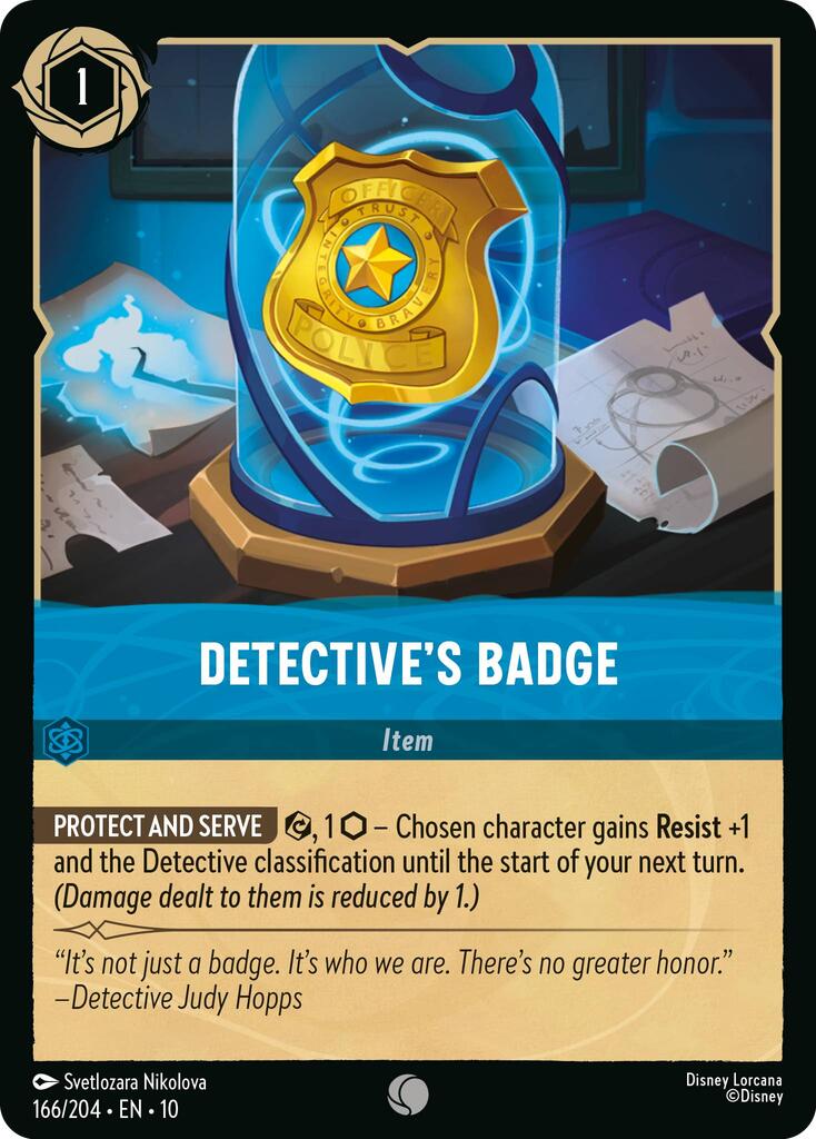 Detective's Badge (166/204) [Whispers in the Well]