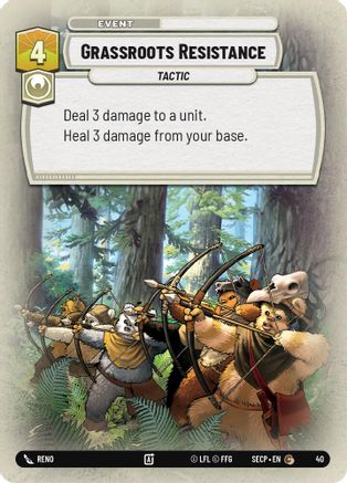 Grassroots Resistance (Foil) (40) [Secrets of Power: Weekly Play]
