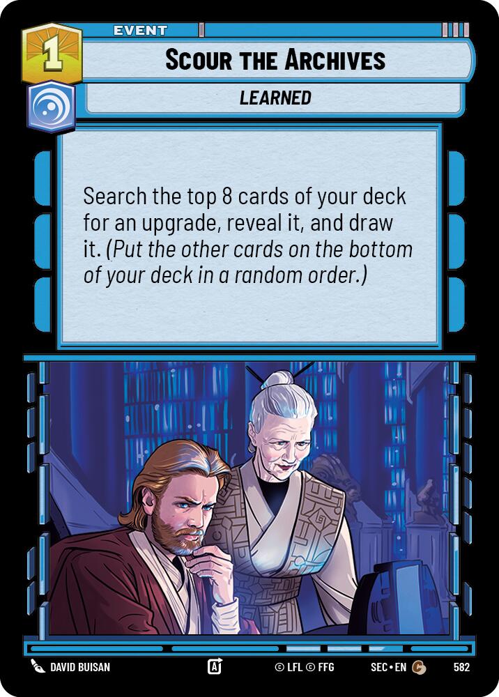 Scour the Archives (582) (Foil) (582) [Secrets of Power]