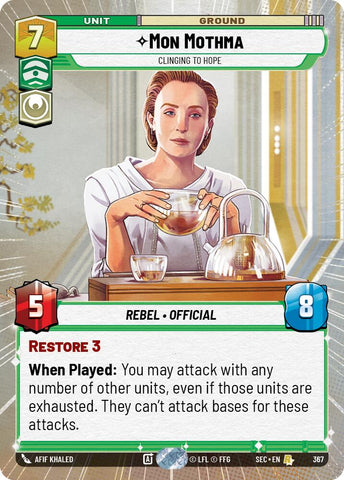 Mon Mothma - Clinging to Hope (Hyperspace) (367) (367) [Secrets of Power]