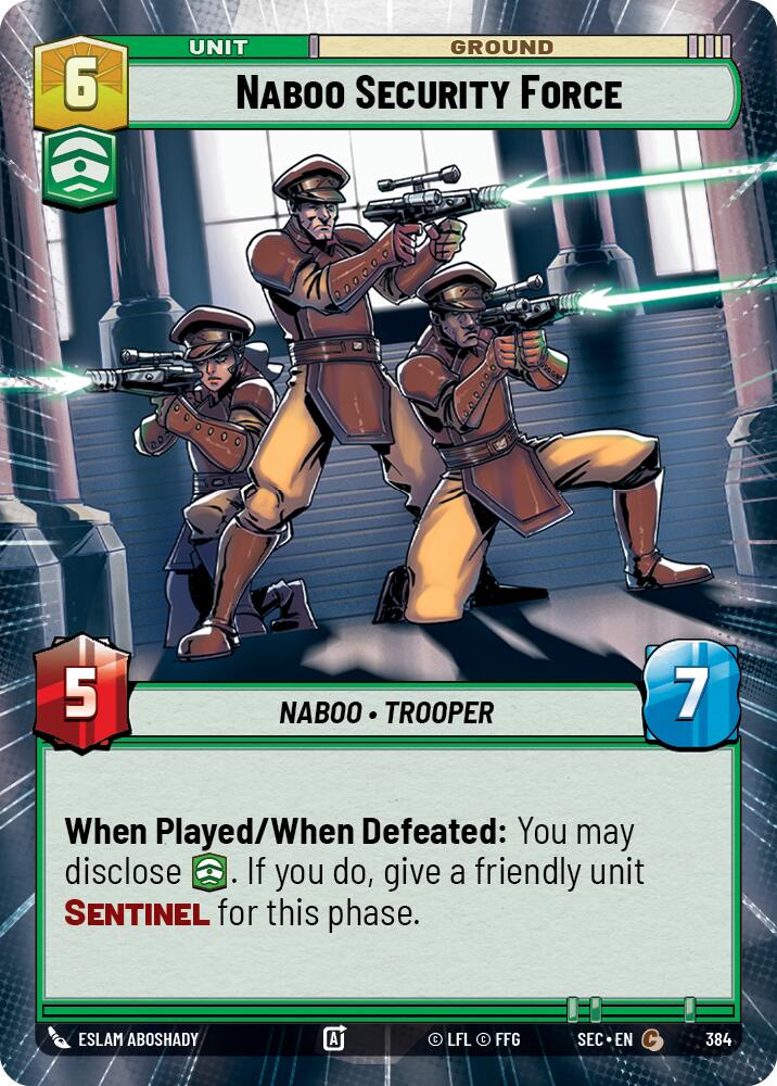 Naboo Security Force (384) (Hyperspace) (384) [Secrets of Power]