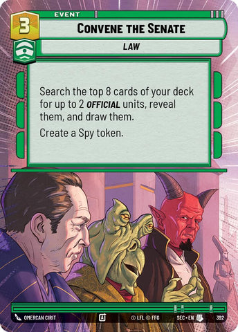 Convene the Senate (392) (Hyperspace) (392) [Secrets of Power]