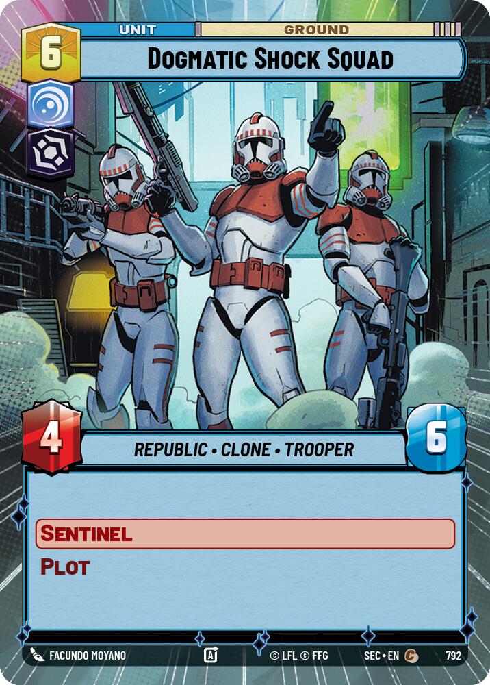 Dogmatic Shock Squad (792) (Hyperspace Foil) (792) [Secrets of Power]