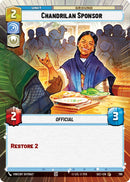 Chandrilan Sponsor (799) (Hyperspace Foil) (799) [Secrets of Power]