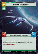 Nubian Star Skiff (872) (Hyperspace Foil) (872) [Secrets of Power]