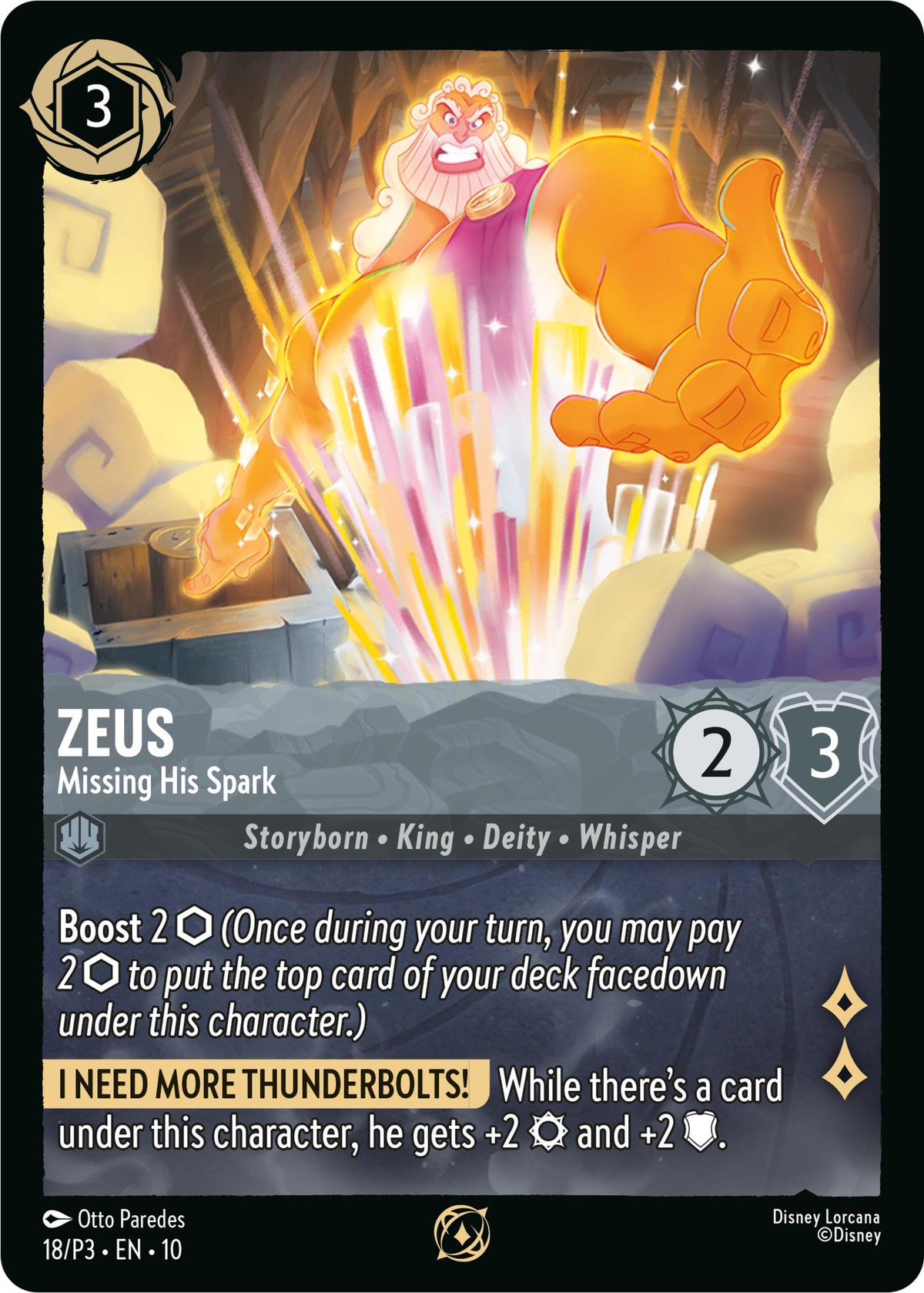 Zeus - Missing His Spark (18) [Promo Cards]