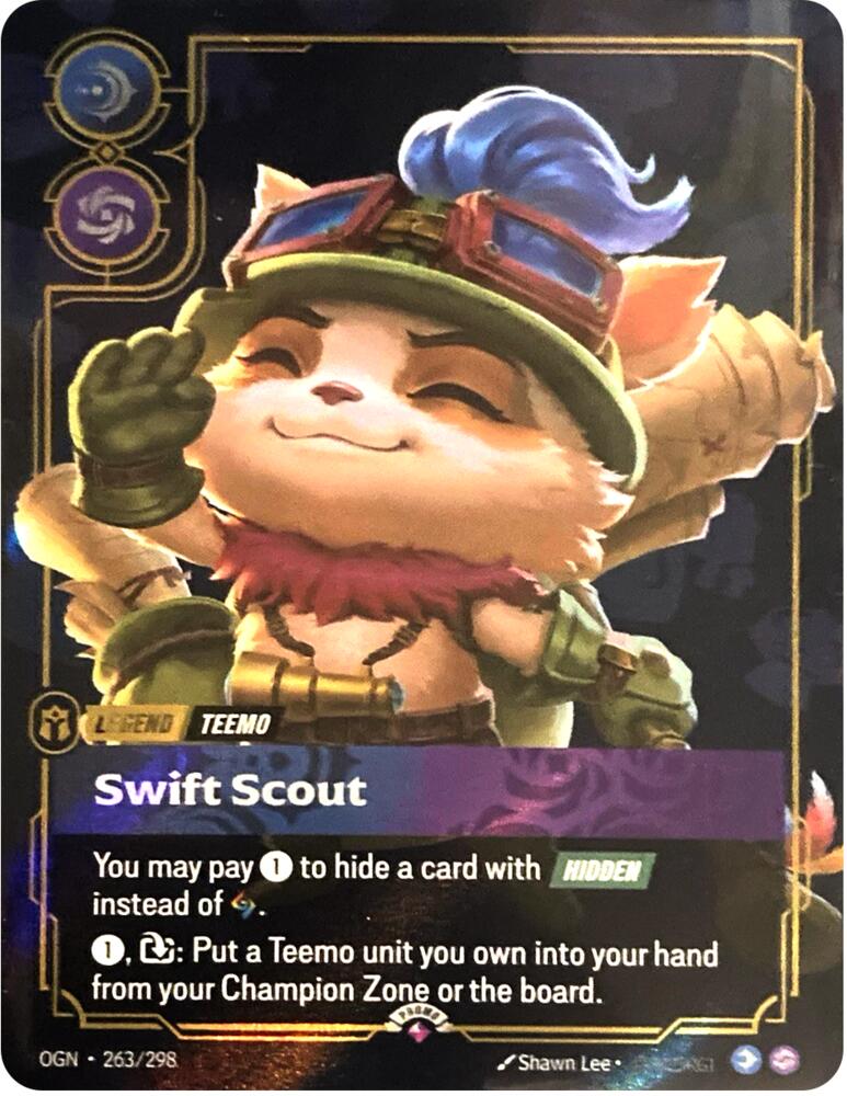 Teemo - Swift Scout (263/298) [Riftbound Organized Play Promotional Cards]