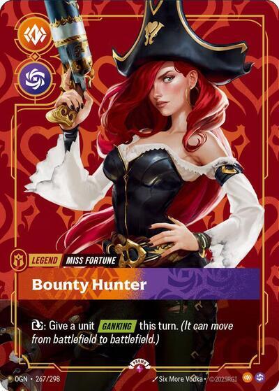 Miss Fortune - Bounty Hunter (267/298) [Riftbound Organized Play Promotional Cards]