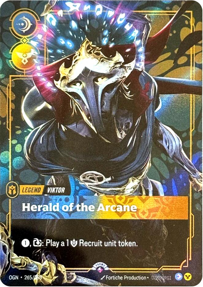 Viktor - Herald of the Arcane (265/298) [Riftbound Organized Play Promotional Cards]