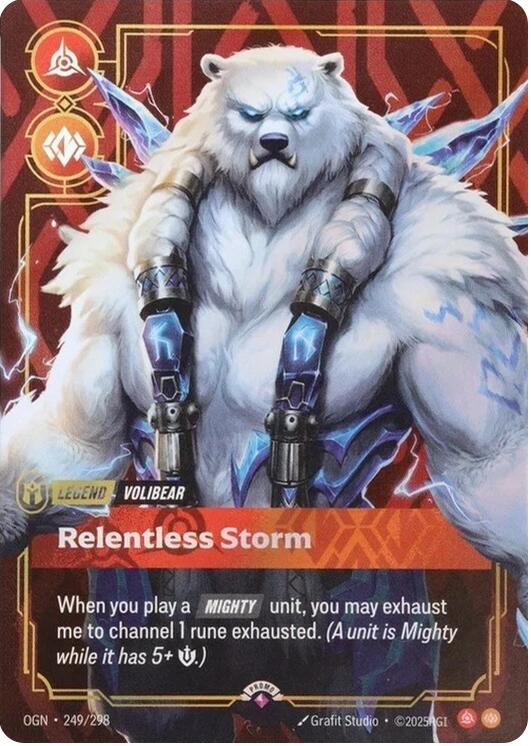 Volibear - Relentless Storm (249/298) [Riftbound Organized Play Promotional Cards]