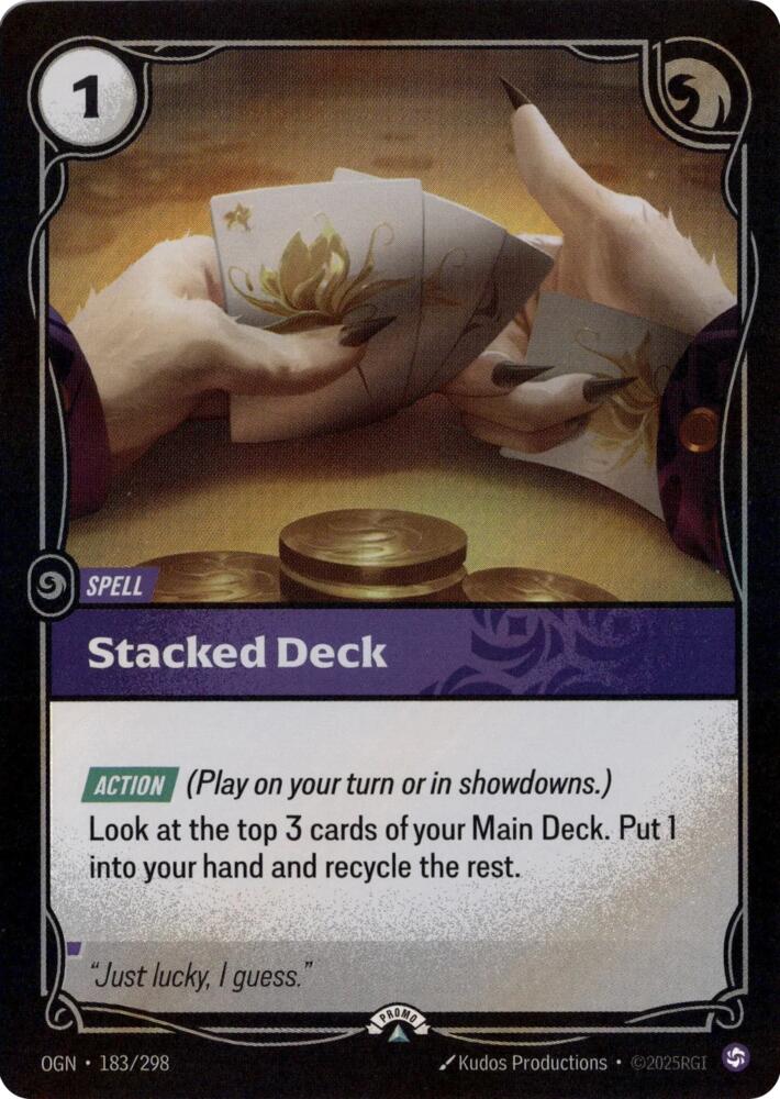 Stacked Deck (183/298) [Riftbound Organized Play Promotional Cards]
