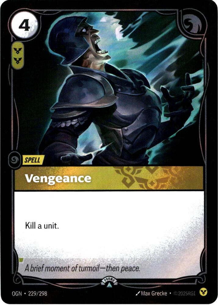 Vengeance (229/298) [Riftbound Organized Play Promotional Cards]