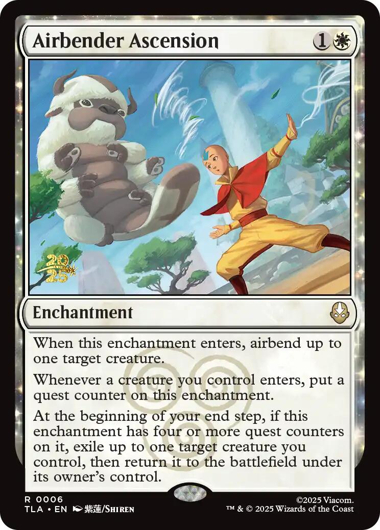 Airbender Ascension [Avatar: The Last Airbender Prerelease Cards]