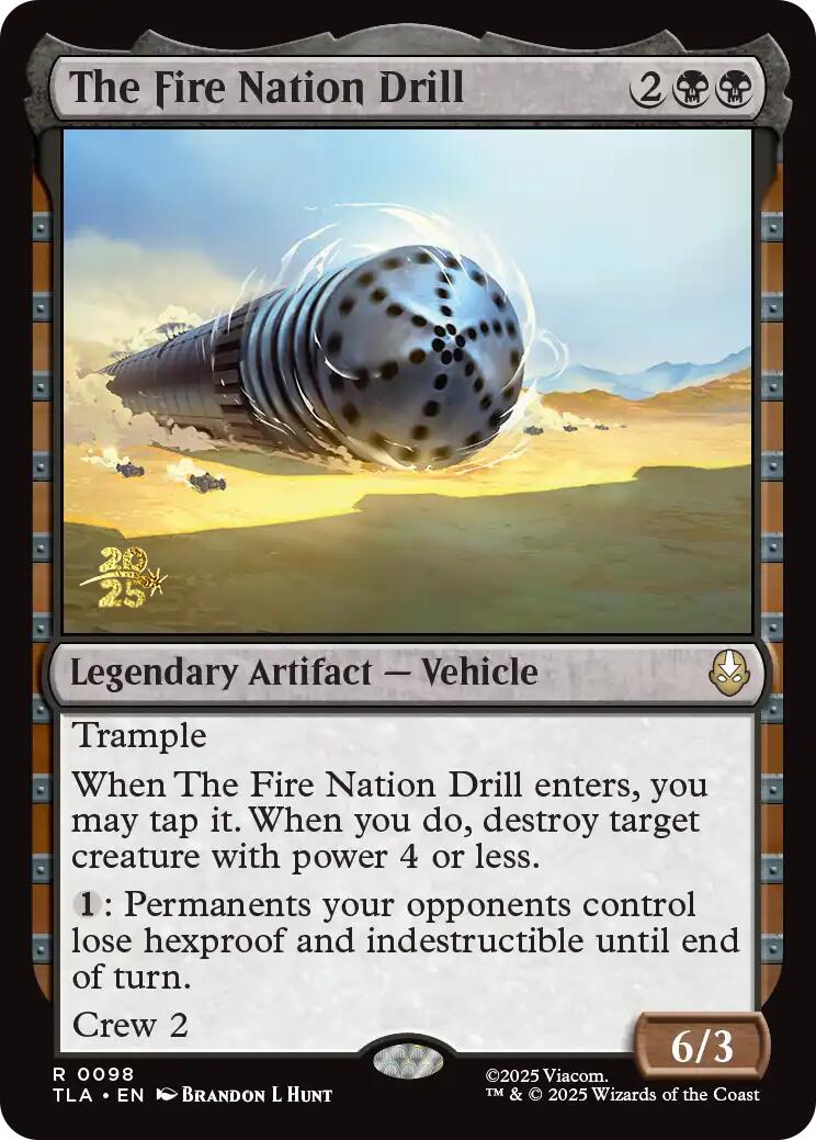 The Fire Nation Drill [Avatar: The Last Airbender Prerelease Cards]