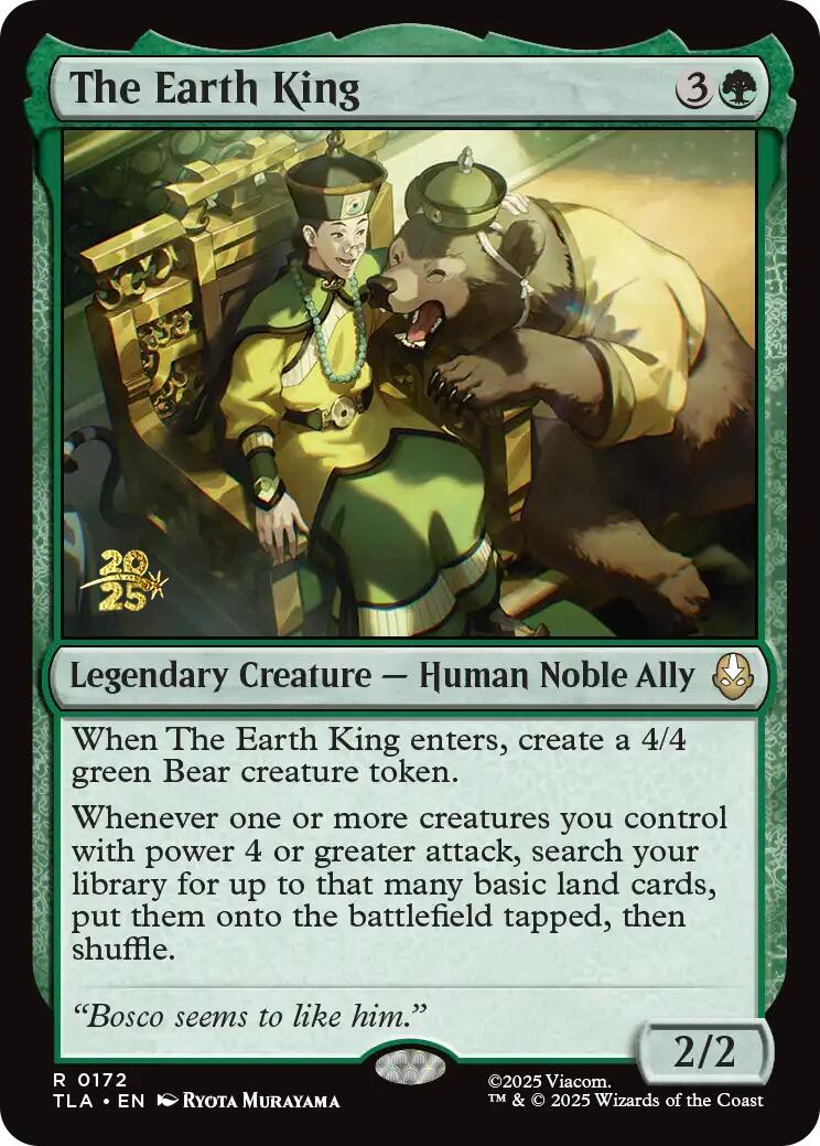 The Earth King [Avatar: The Last Airbender Prerelease Cards]