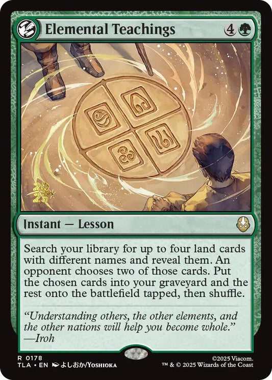 Elemental Teachings [Avatar: The Last Airbender Prerelease Cards]
