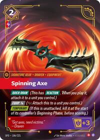 Spinning Axe (186/221) [Spiritforged]