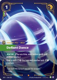 Defiant Dance (196/221) [Spiritforged]