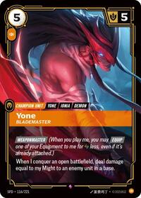 Yone - Blademaster (116/221) [Spiritforged]