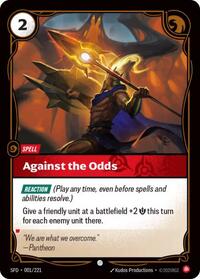 Against the Odds (001/221) [Spiritforged]