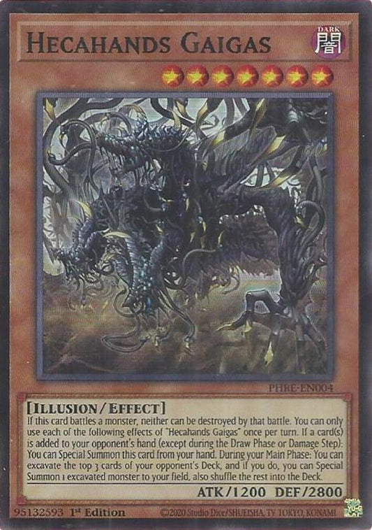 Hecahands Gaigas (Super Rare) [PHRE-EN004] Super Rare