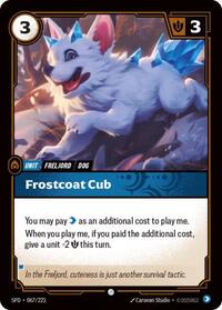 Frostcoat Pup (067/221) [Spiritforged]